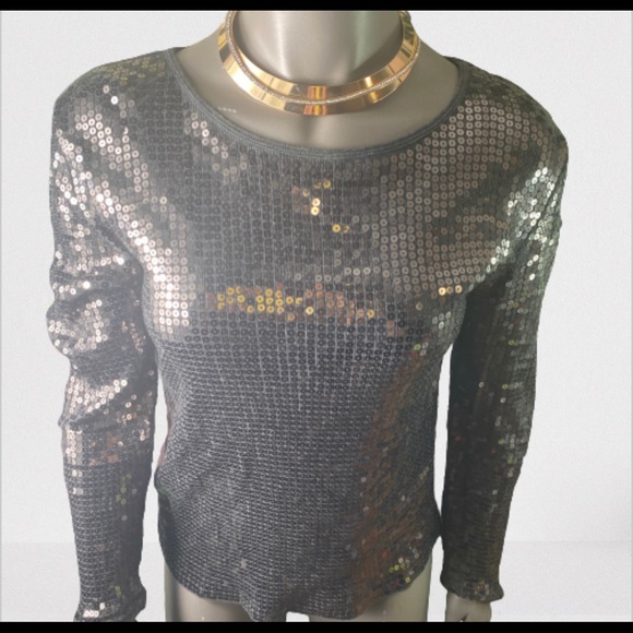 Pre-Loved Michael Kors Sequin Top - Picture 2 of 4